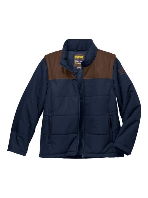 Doudoune 2-en-1 Manches Amovibles   - ATLAS FOR MEN - Kiabi