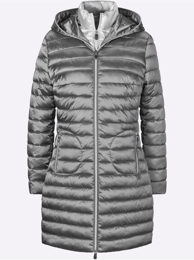 Doudoune à Capuche - Taille Standard - Helline gris anthracite - Kiabi