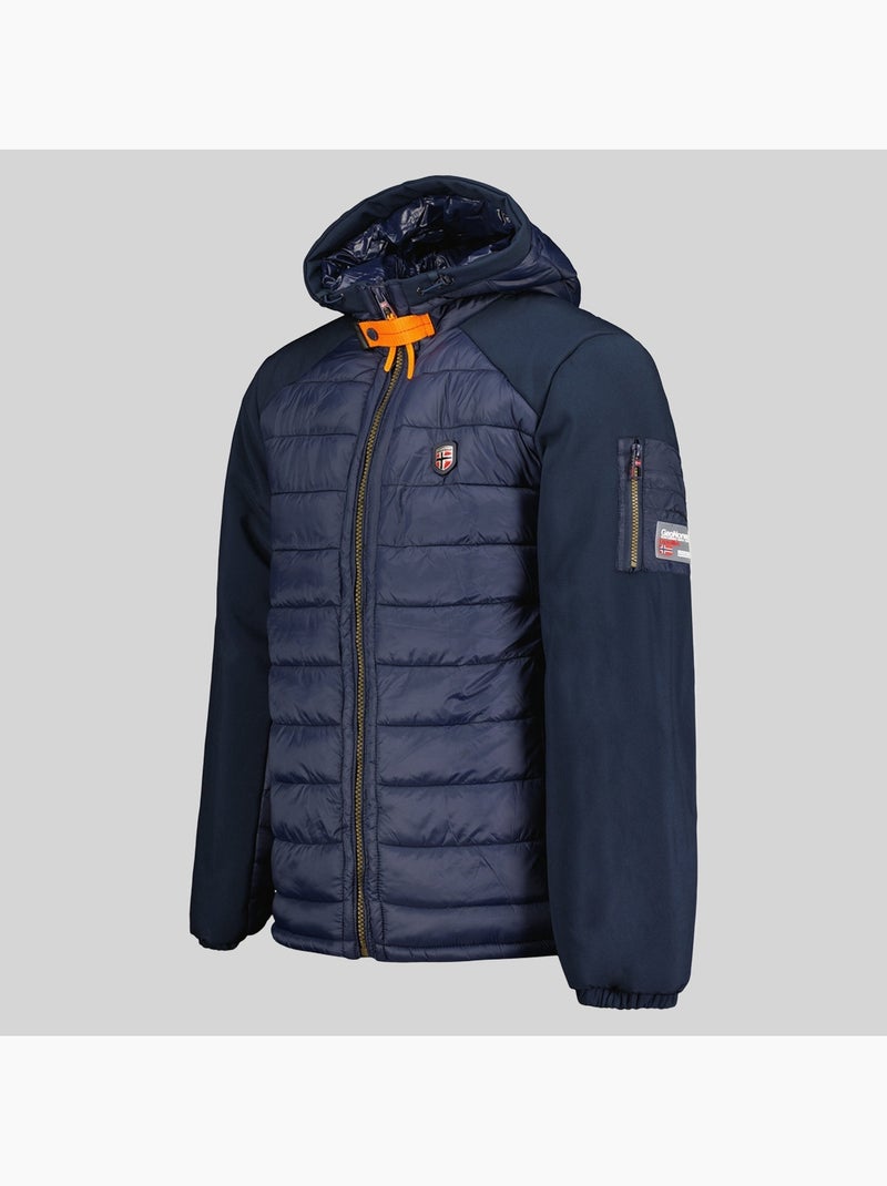 Doudoune à capuche abator – geographical norway Bleu marine - Kiabi