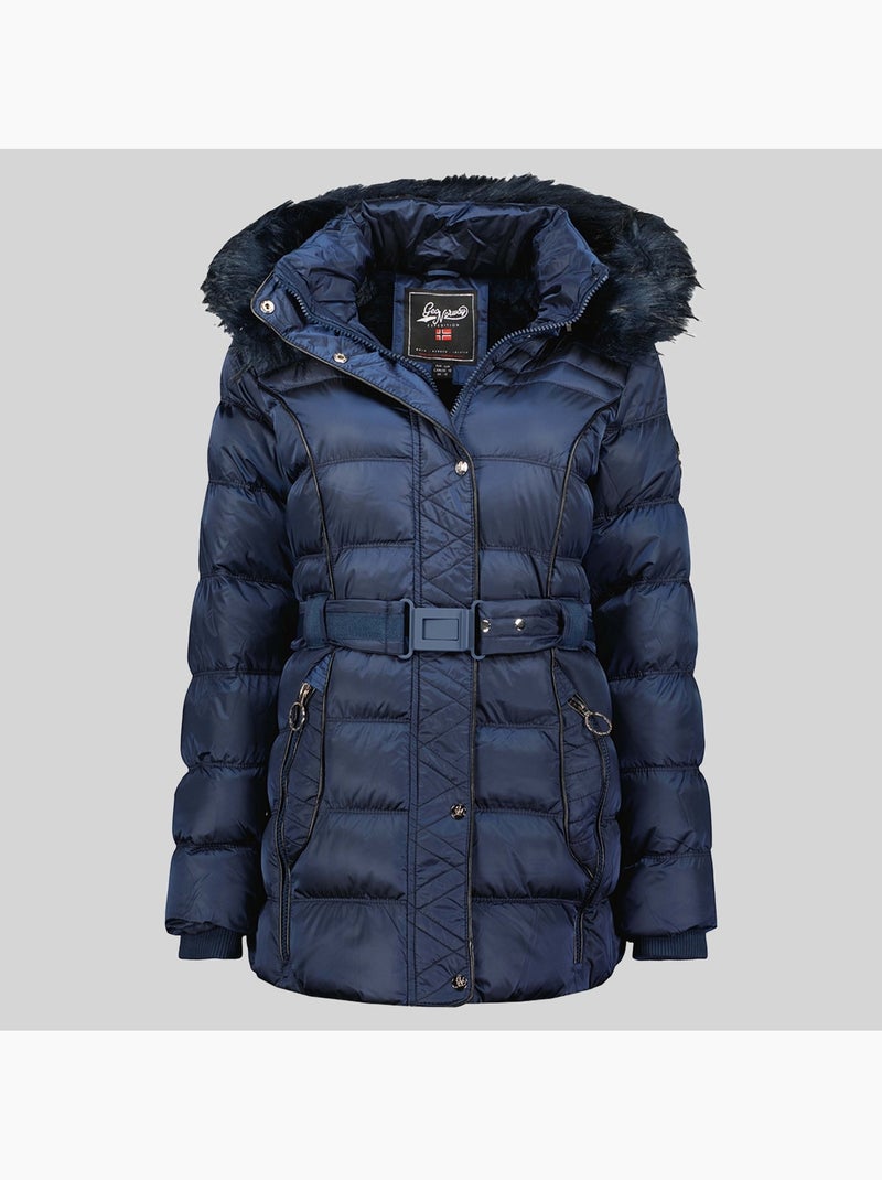 Doudoune à capuche aimeraude – geographical norway Bleu marine - Kiabi