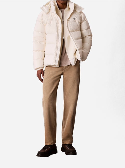 Doudoune à capuche amovible - calvin klein - Kiabi
