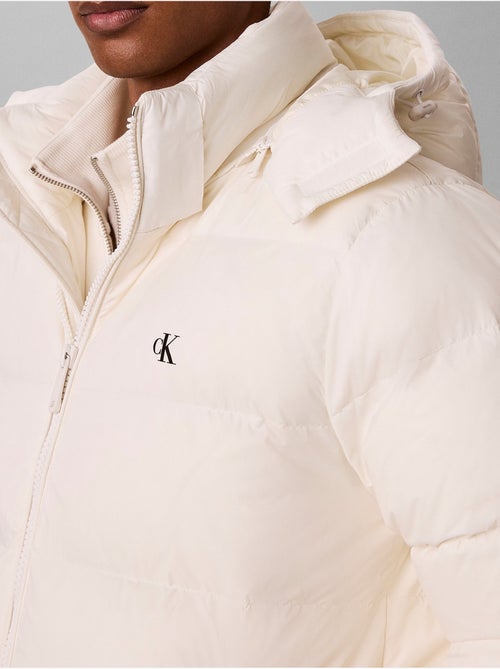 Doudoune à capuche amovible - calvin klein - Kiabi