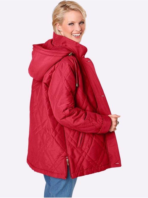 Doudoune à capuche amovible avec col montant et poches - taille standard - moda vilona - Kiabi Doudoune à capuche amovible avec col montant et poches - taille standard - moda vilona - Kiabi