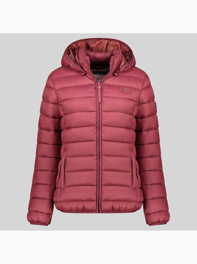 Doudoune à capuche atichoko hood – geographical norway Bordeaux - Kiabi