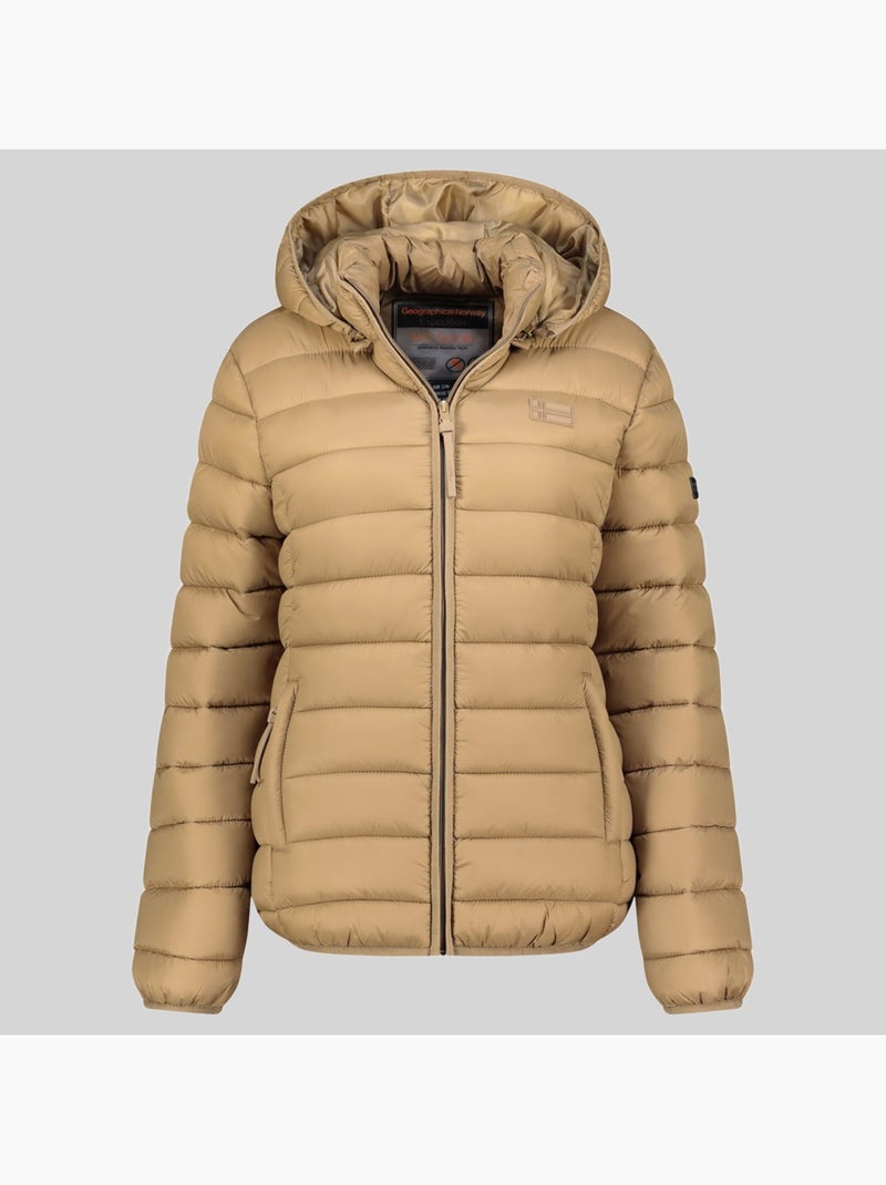 Doudoune à capuche atichoko hood – geographical norway Taupe - Kiabi