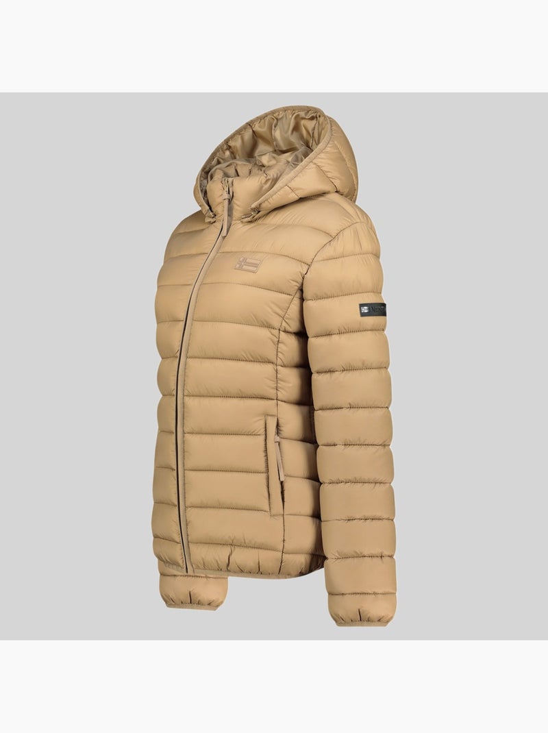 Doudoune à capuche atichoko hood – geographical norway Taupe - Kiabi