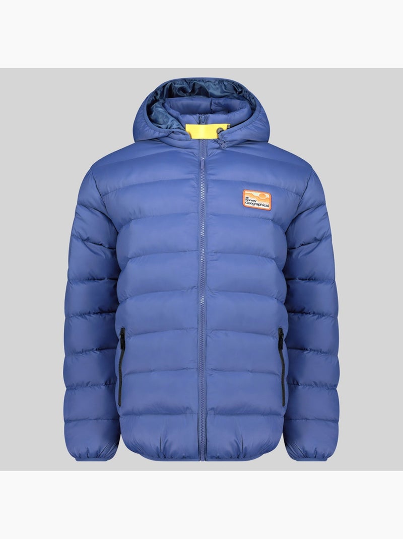 Doudoune à capuche avalanche hood – geographical norway Bleu jean - Kiabi