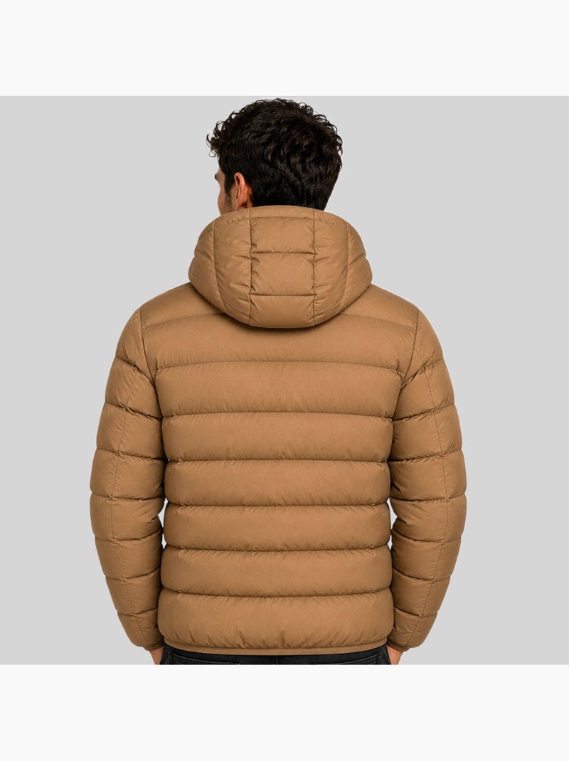 Doudoune à capuche avalanche hood – geographical norway Taupe - Kiabi
