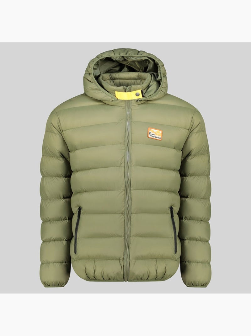 Doudoune à capuche avalanche hood – geographical norway Vert olive - Kiabi