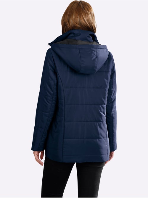 Doudoune à capuche avec col montant et deux poches zippées - Taille standard - Moda Vilona - Kiabi