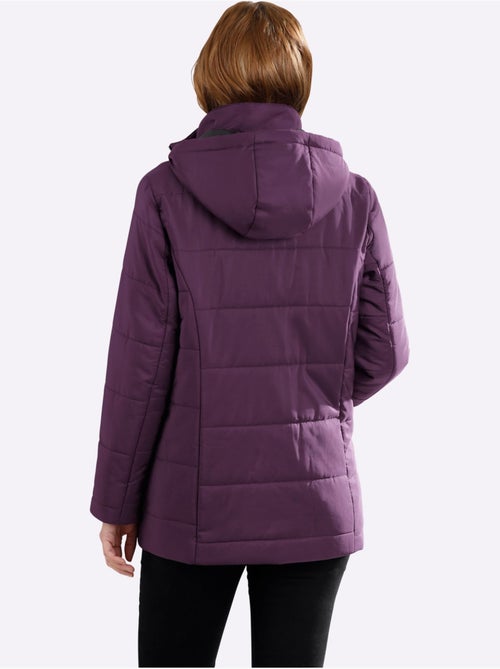 Doudoune à capuche avec col montant et deux poches zippées - Taille standard - Moda Vilona - Kiabi