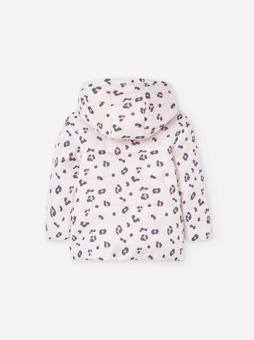 Doudoune à capuche avec doublure polaire - Kiabi