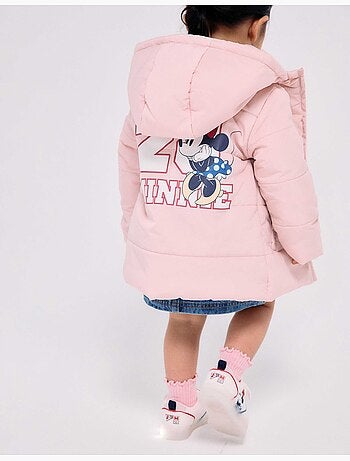Doudoune à capuche avec imprimé minnie