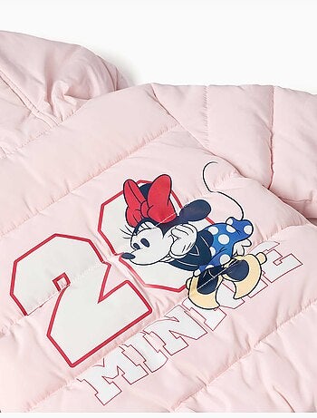Doudoune à capuche avec imprimé minnie