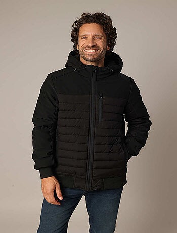 Doudoune à capuche avec poches zippées 'Deeluxe'