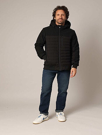 Doudoune à capuche avec poches zippées 'Deeluxe'