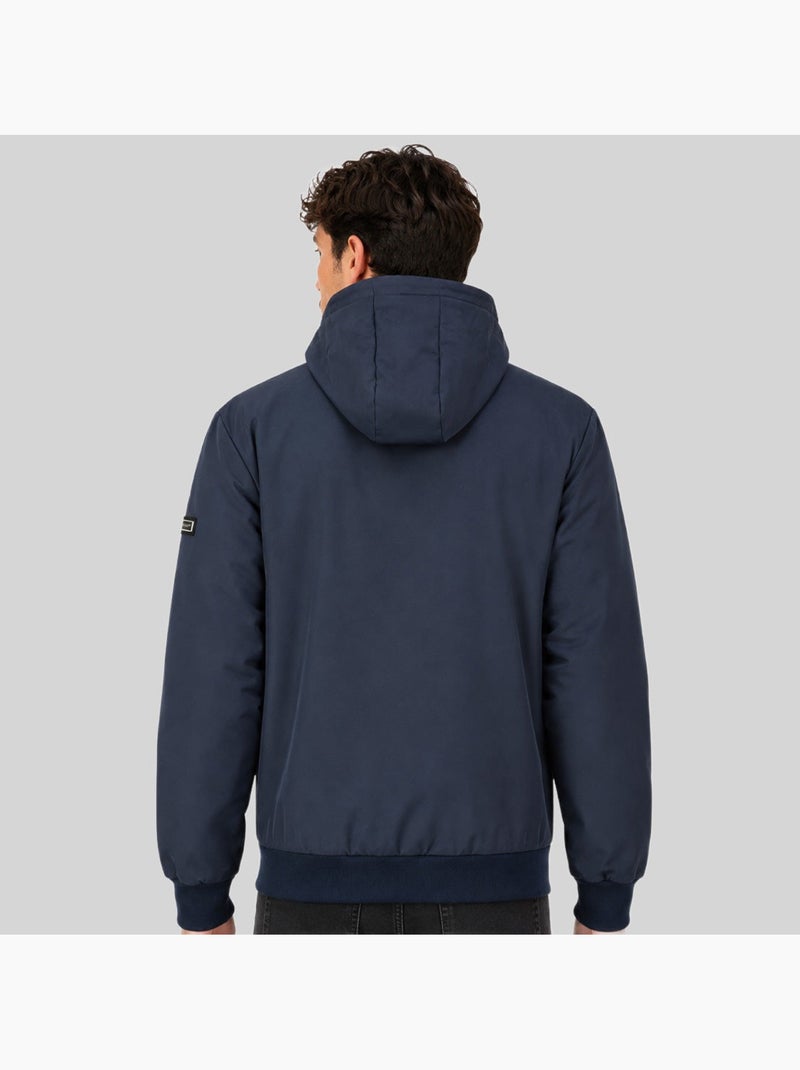 Doudoune à capuche badide – geographical norway Bleu marine - Kiabi