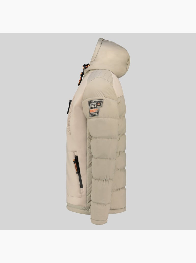 Doudoune à capuche beachwood – geographical norway Beige - Kiabi