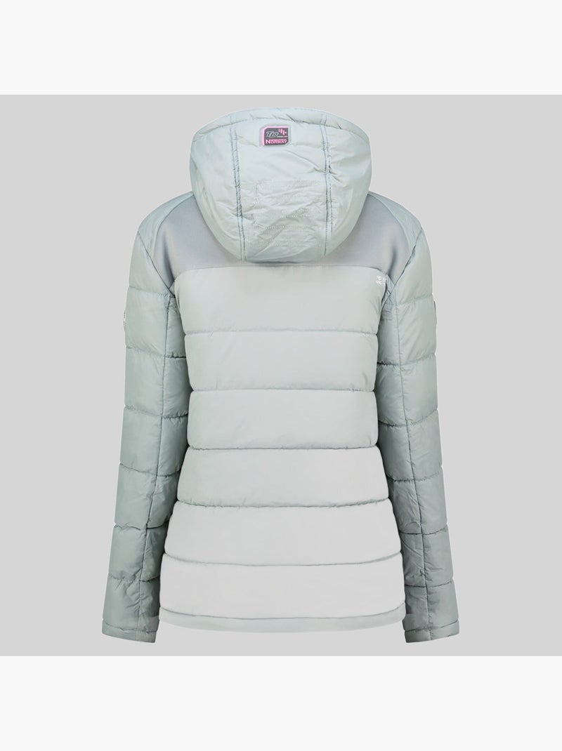 Doudoune à capuche beachwood – geographical norway Gris clair - Kiabi