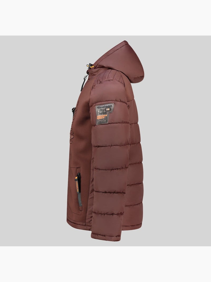 Doudoune à capuche beachwood – geographical norway Marron - Kiabi
