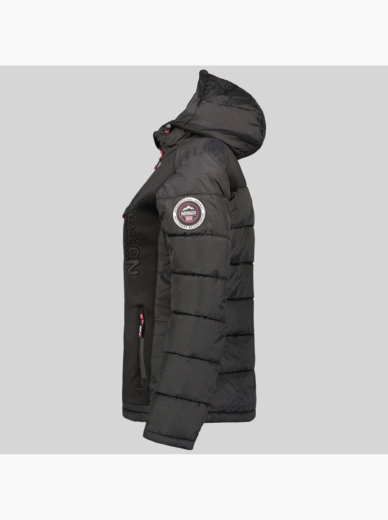 Doudoune à capuche beachwood – geographical norway Noir - Kiabi
