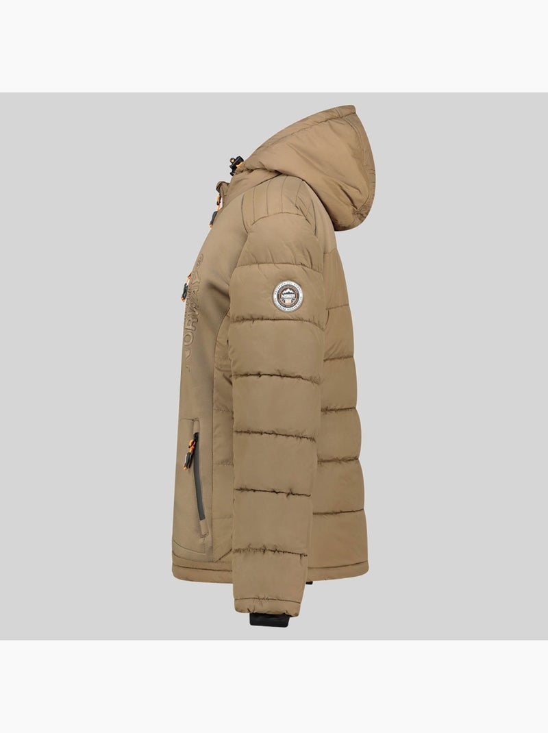 Doudoune à capuche beachwood – geographical norway Taupe - Kiabi