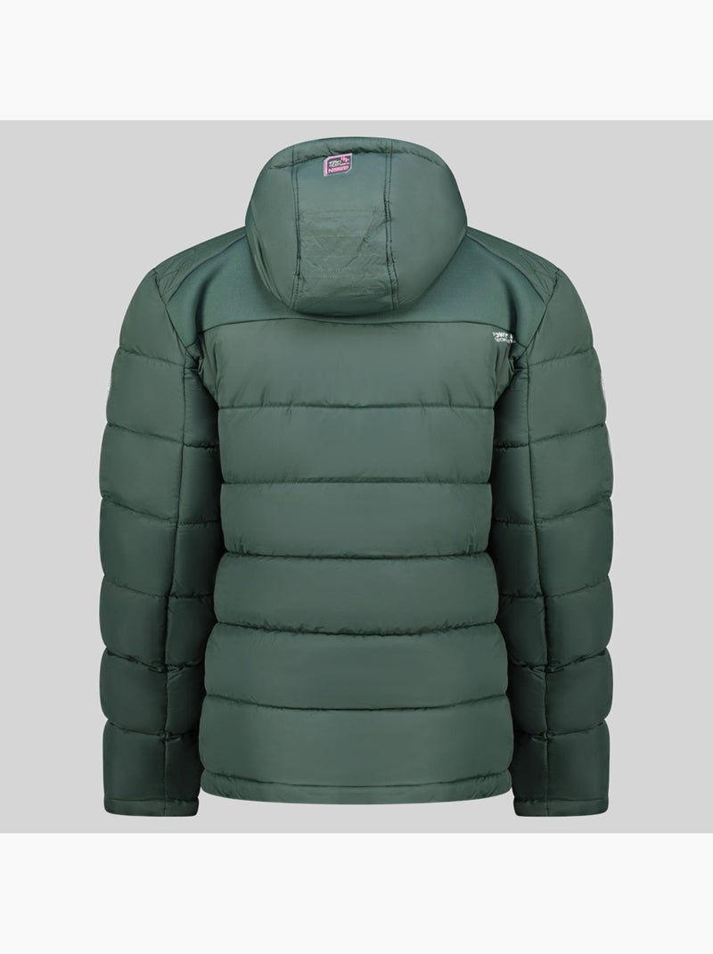Doudoune à capuche beachwood – geographical norway Vert foncé - Kiabi