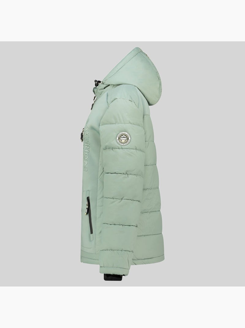 Doudoune à capuche beachwood – geographical norway Vert pastel - Kiabi