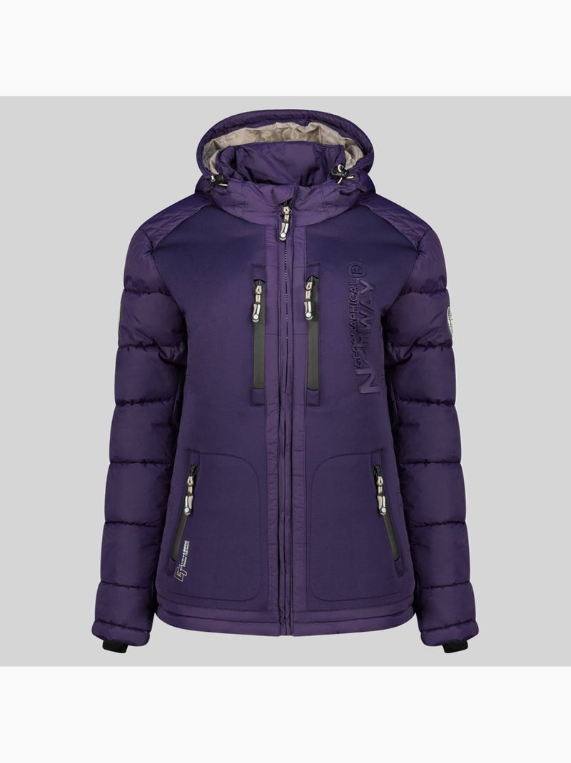 Doudoune à capuche beachwood – geographical norway Violet - Kiabi