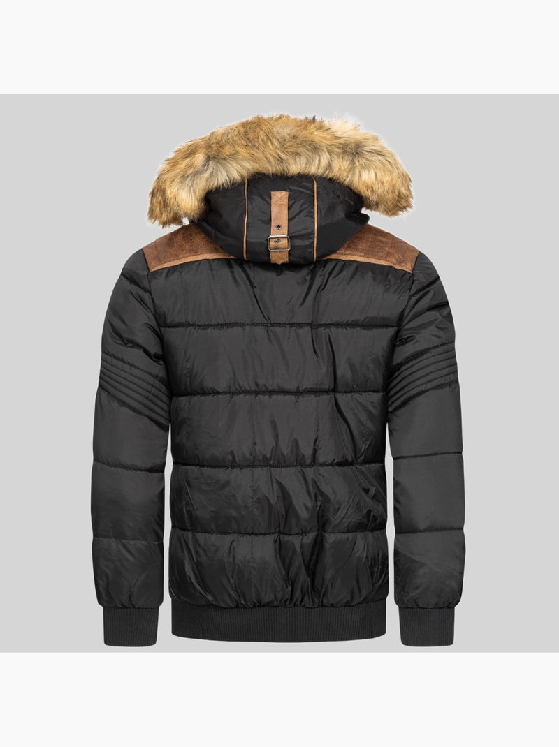 Doudoune à capuche belphegore – geographical norway Noir - Kiabi