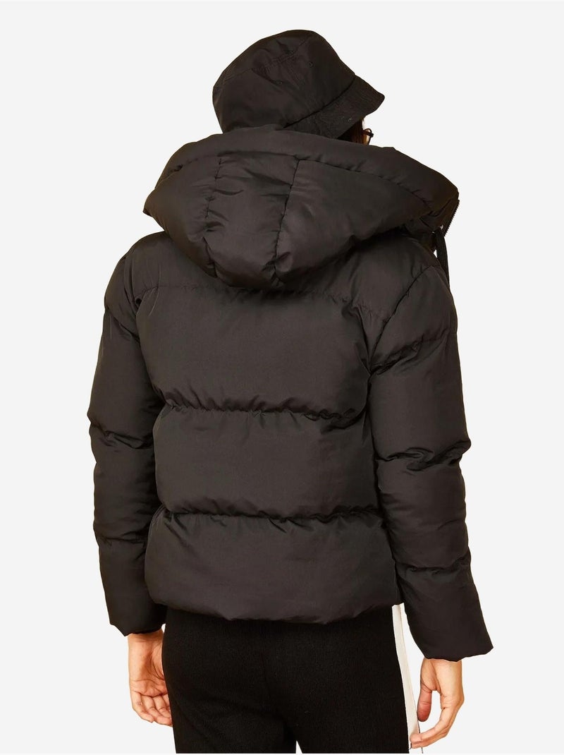 Doudoune à capuche bianco lucci Noir - Kiabi