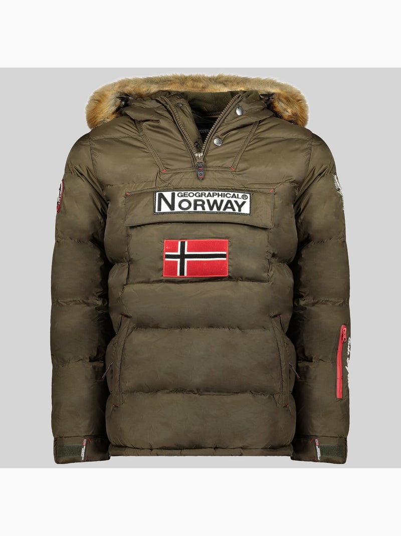 Doudoune à capuche bilboquet – geographical norway Rouge - Kiabi