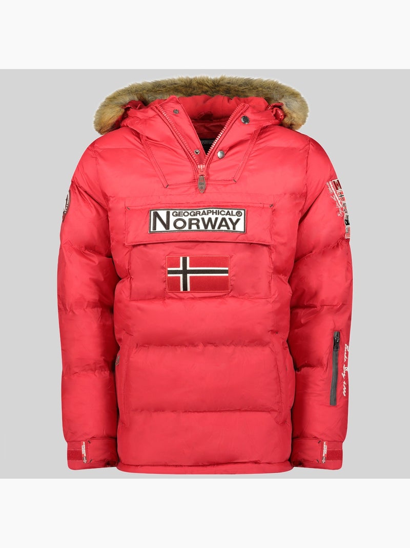 Doudoune à capuche bilboquet – geographical norway Rouge - Kiabi
