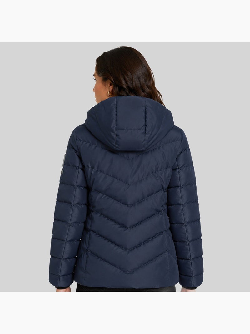 Doudoune à capuche brace – geographical norway Bleu marine - Kiabi
