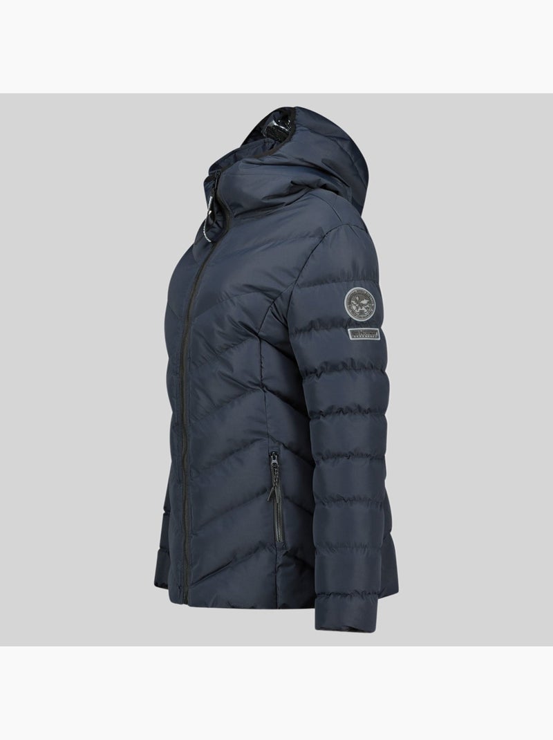 Doudoune à capuche brace – geographical norway Bleu marine - Kiabi