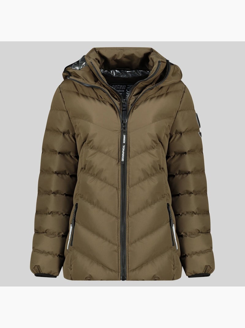 Doudoune à capuche brace – geographical norway Kaki - Kiabi
