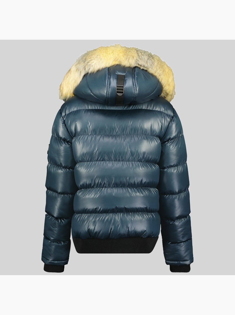 Doudoune à capuche bugs – geographical norway Bleu marine - Kiabi