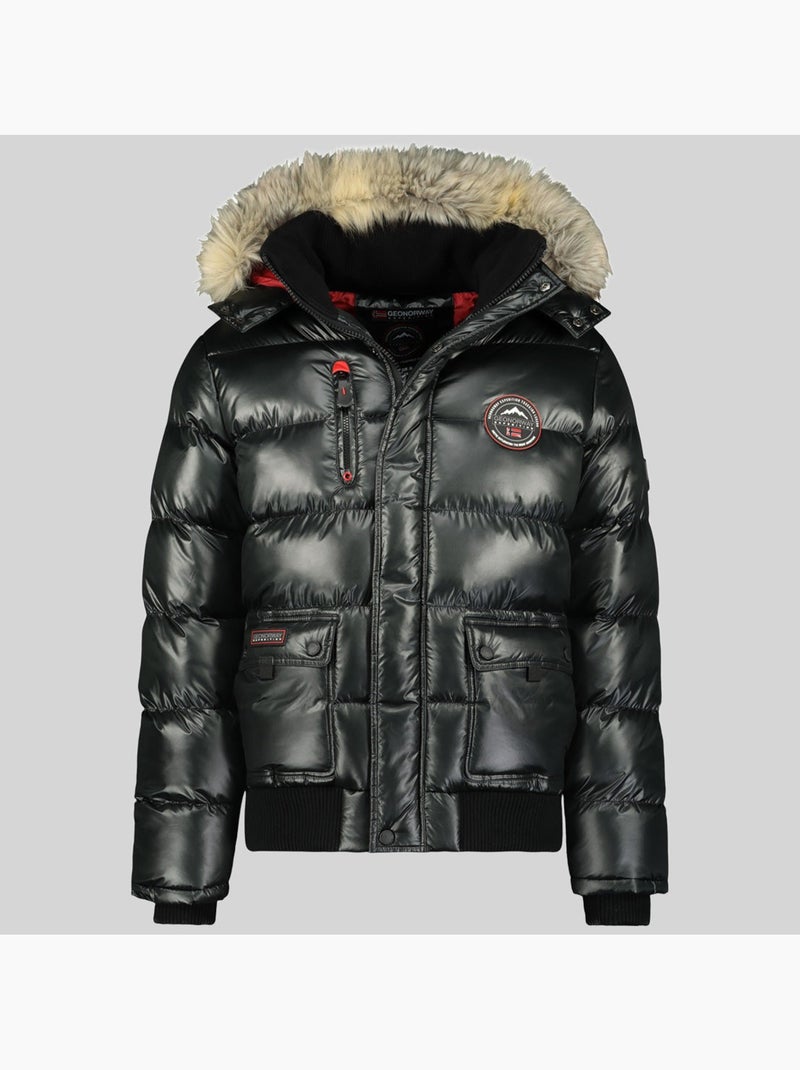 Doudoune à capuche bugs – geographical norway Noir - Kiabi
