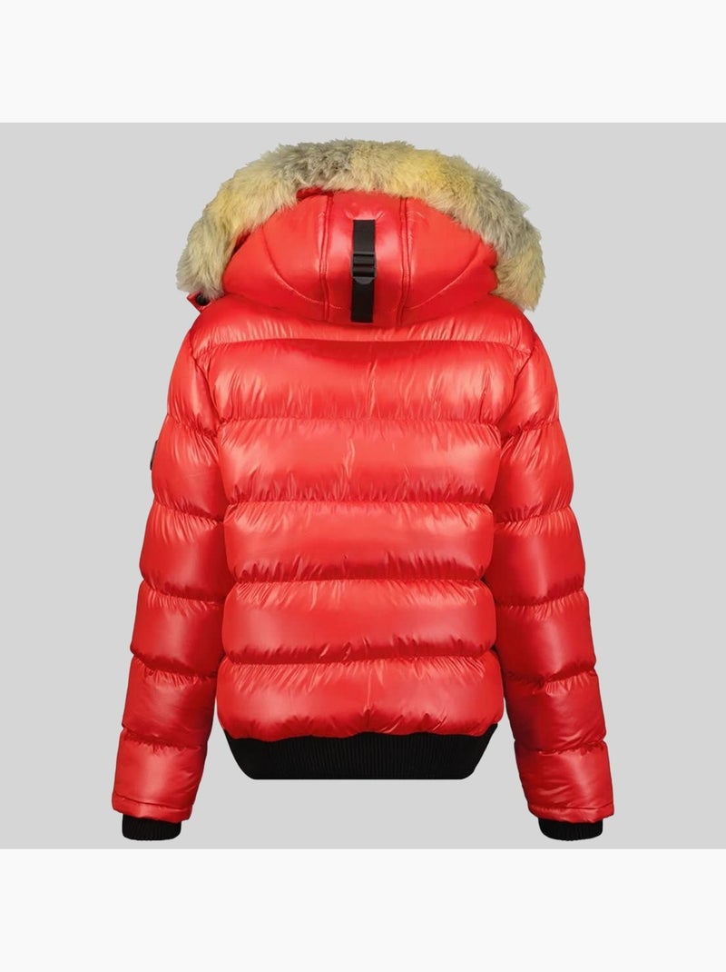 Doudoune à capuche bugs – geographical norway Rouge - Kiabi
