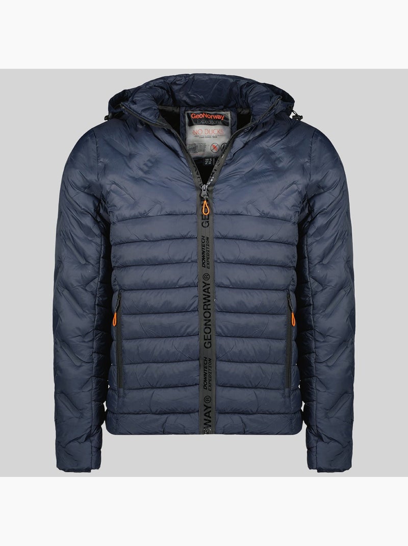 Doudoune à capuche burator – geographical norway Bleu marine - Kiabi