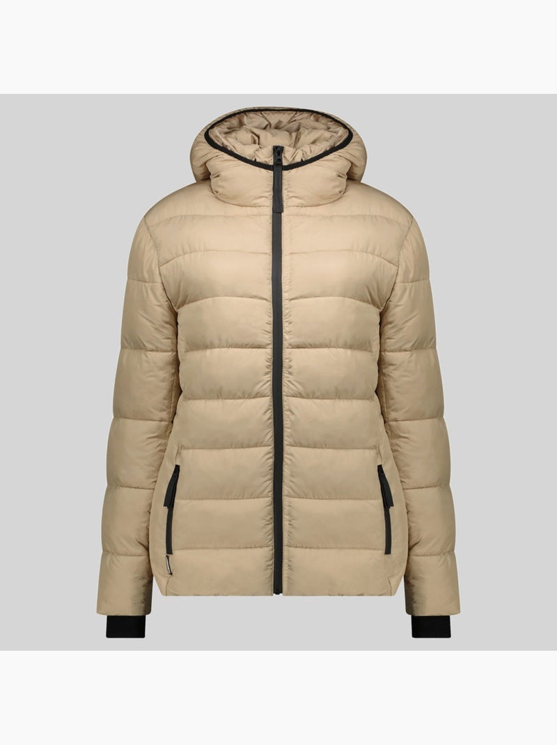 Doudoune à capuche camelia – geographical norway Taupe - Kiabi