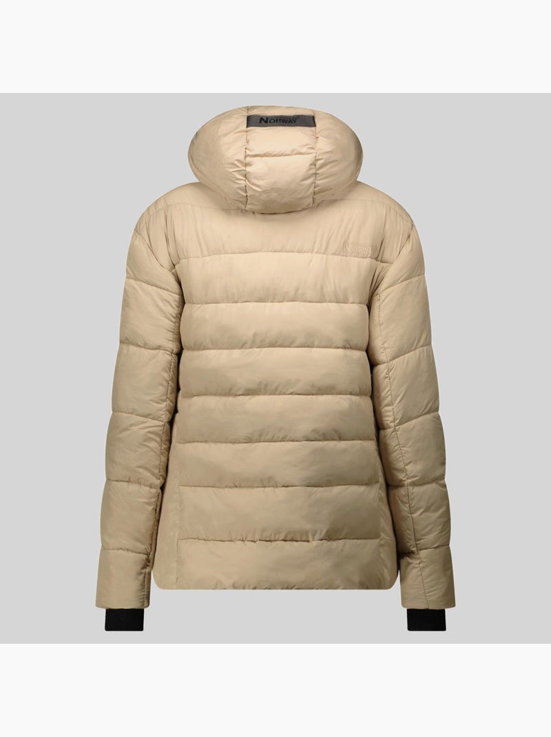 Doudoune à capuche camelia – geographical norway Taupe - Kiabi