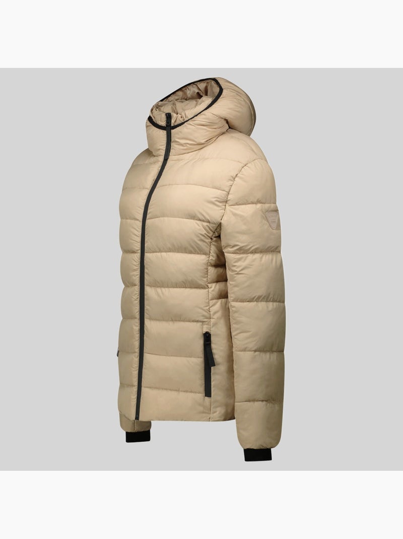 Doudoune à capuche camelia – geographical norway Taupe - Kiabi