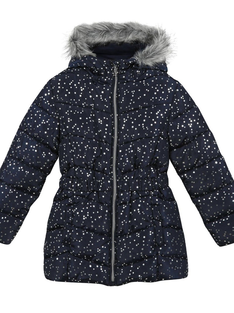 Doudoune À Capuche Chaude 'miniman' Bleu marine - Kiabi