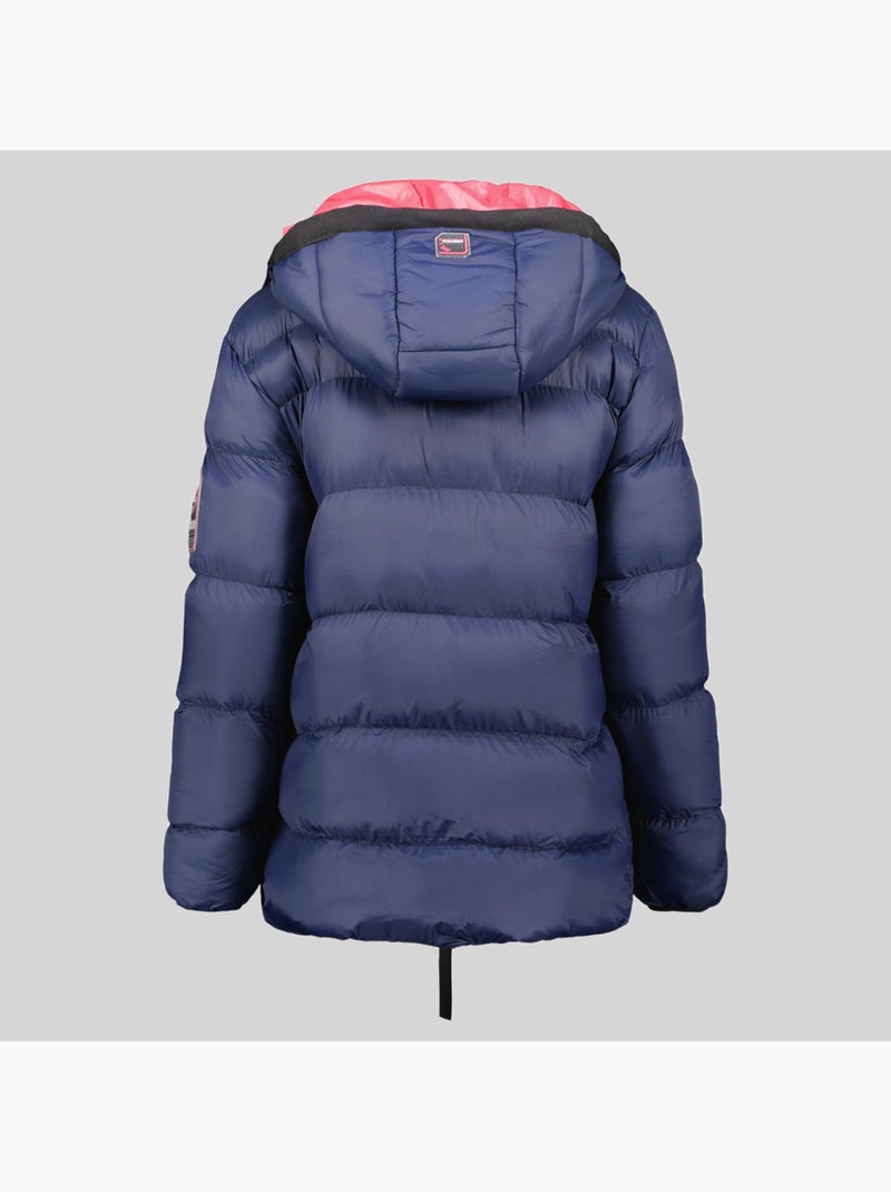 Doudoune à capuche citernier – geographical norway Bleu marine - Kiabi