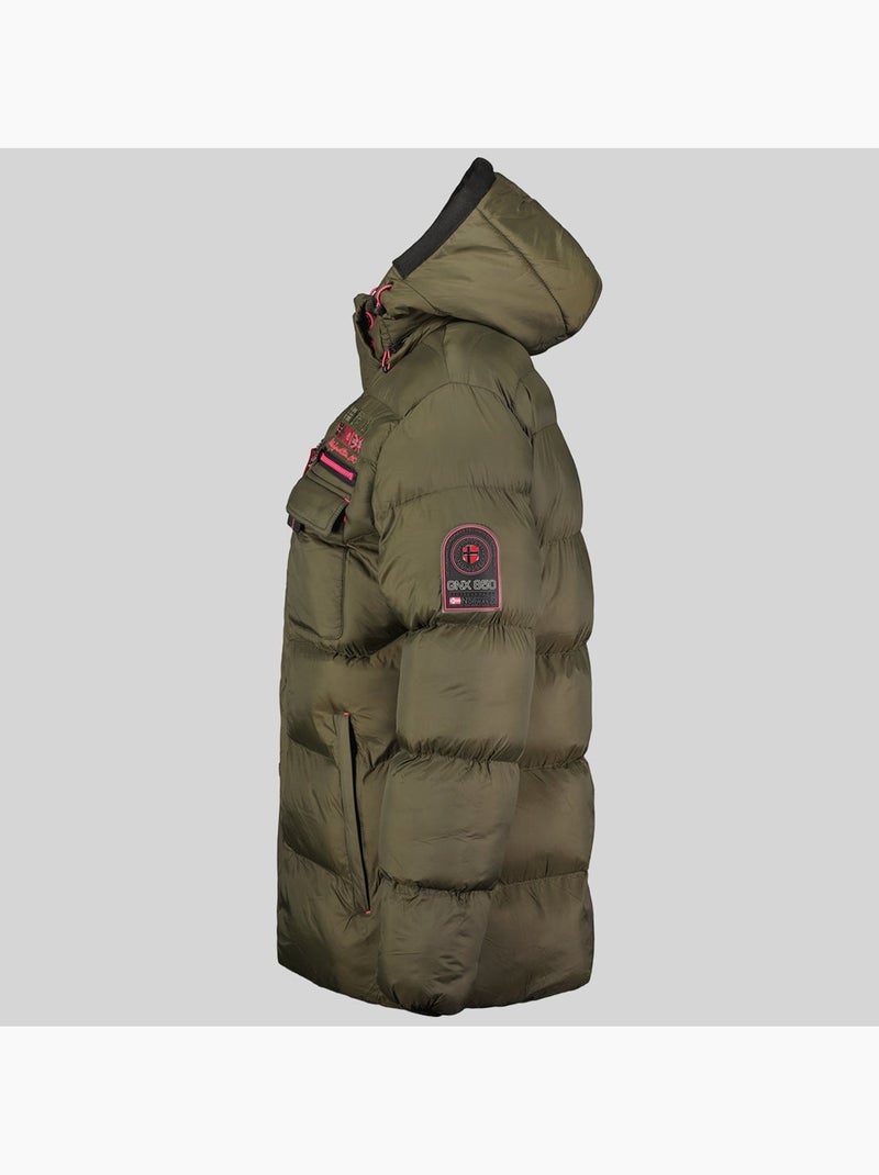 Doudoune à capuche citernier – geographical norway Kaki - Kiabi