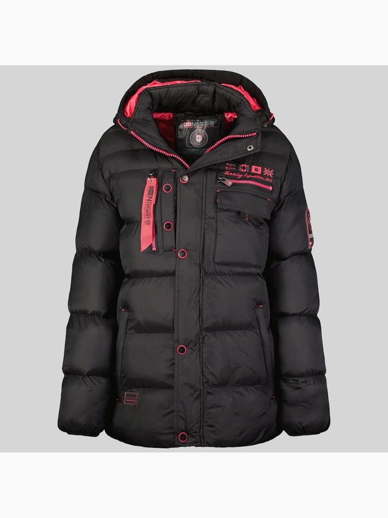 Doudoune à capuche citernier – geographical norway Noir - Kiabi