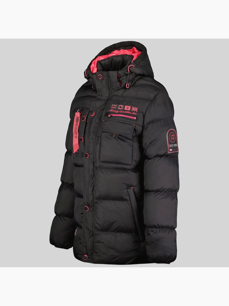 Doudoune à capuche citernier – geographical norway Noir - Kiabi