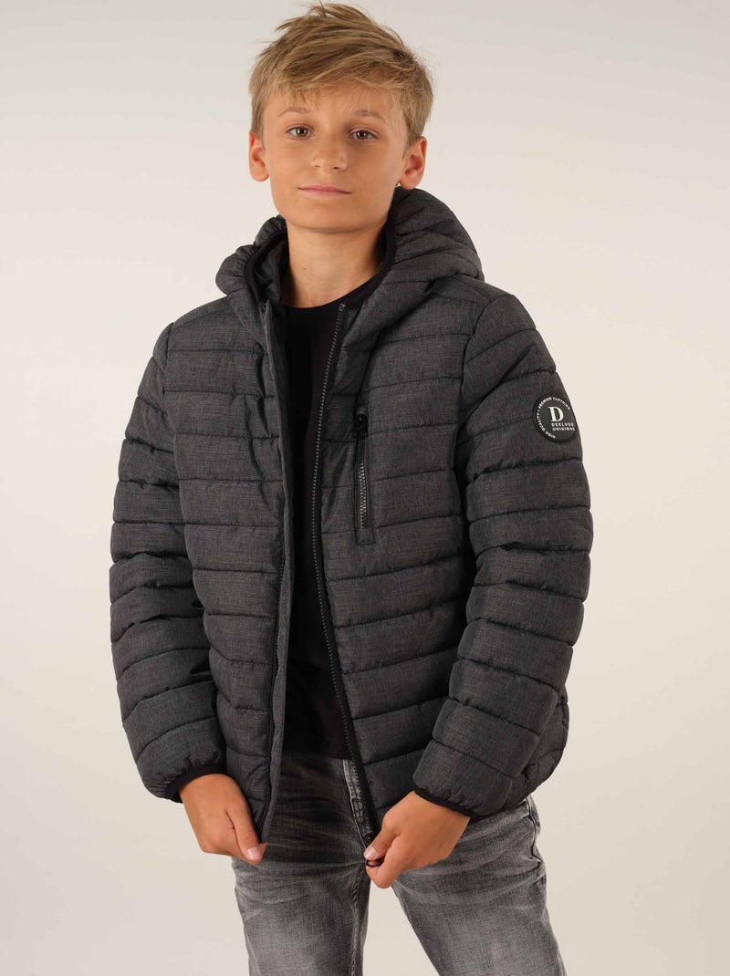 Doudoune à capuche 'Deeluxe' Gris foncé - Kiabi