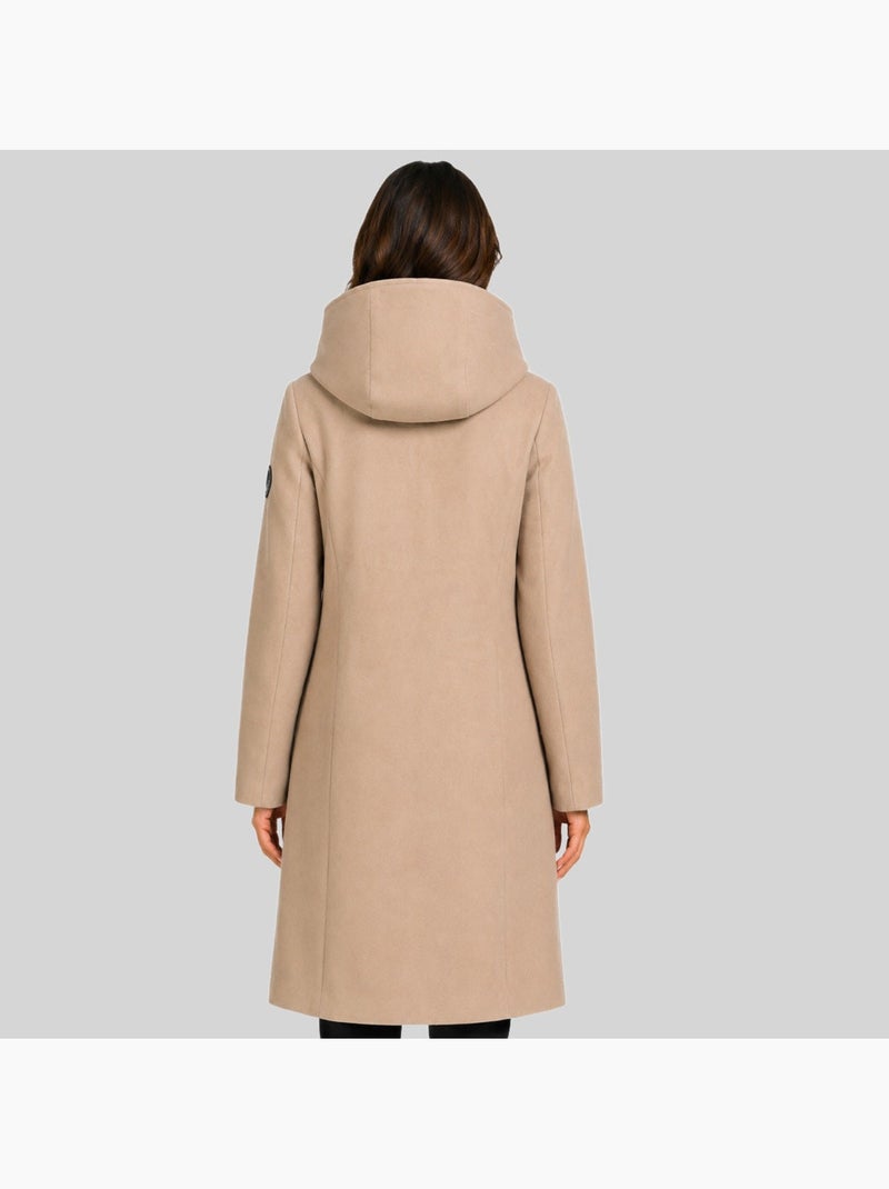 Doudoune à capuche doria – geographical norway Taupe - Kiabi